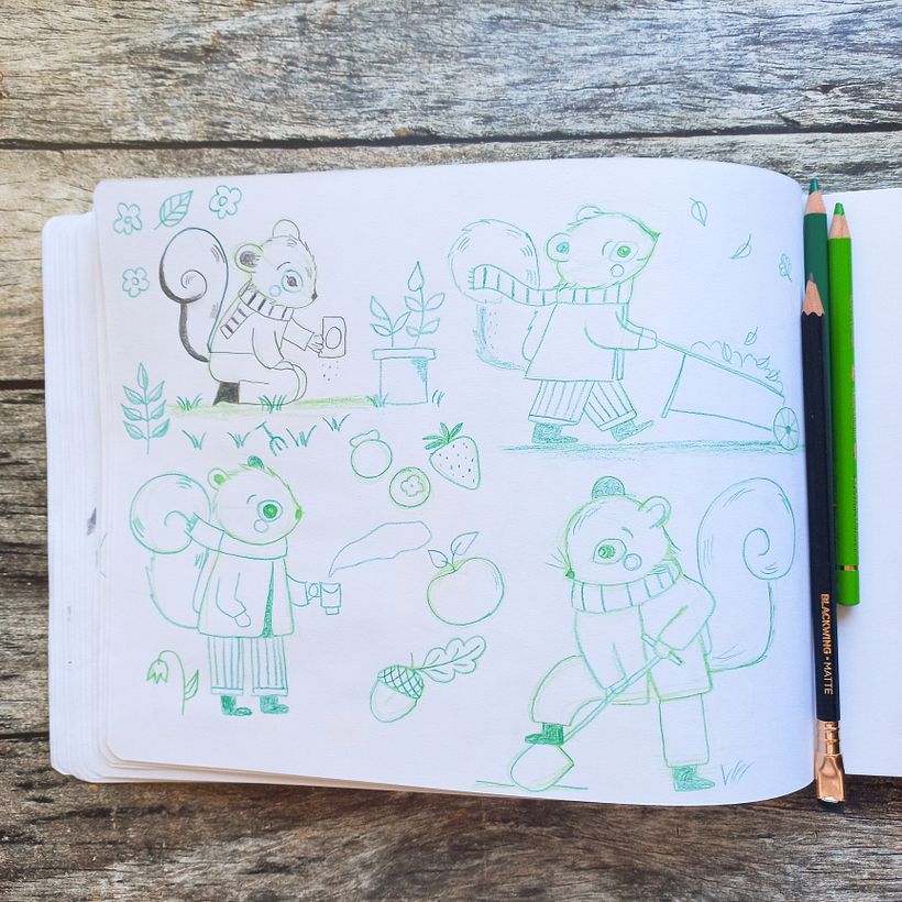 Character design sketchbook 1