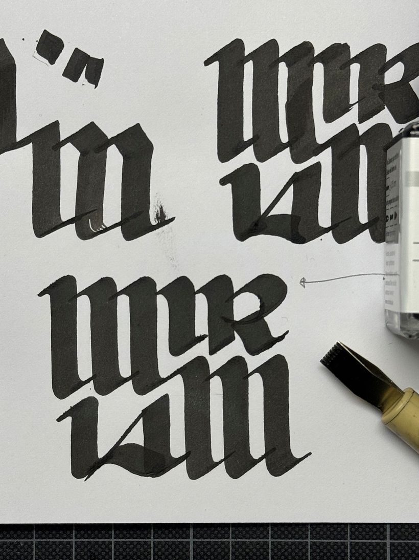Mijn naam gevectoriseerd als calligraffiti 1