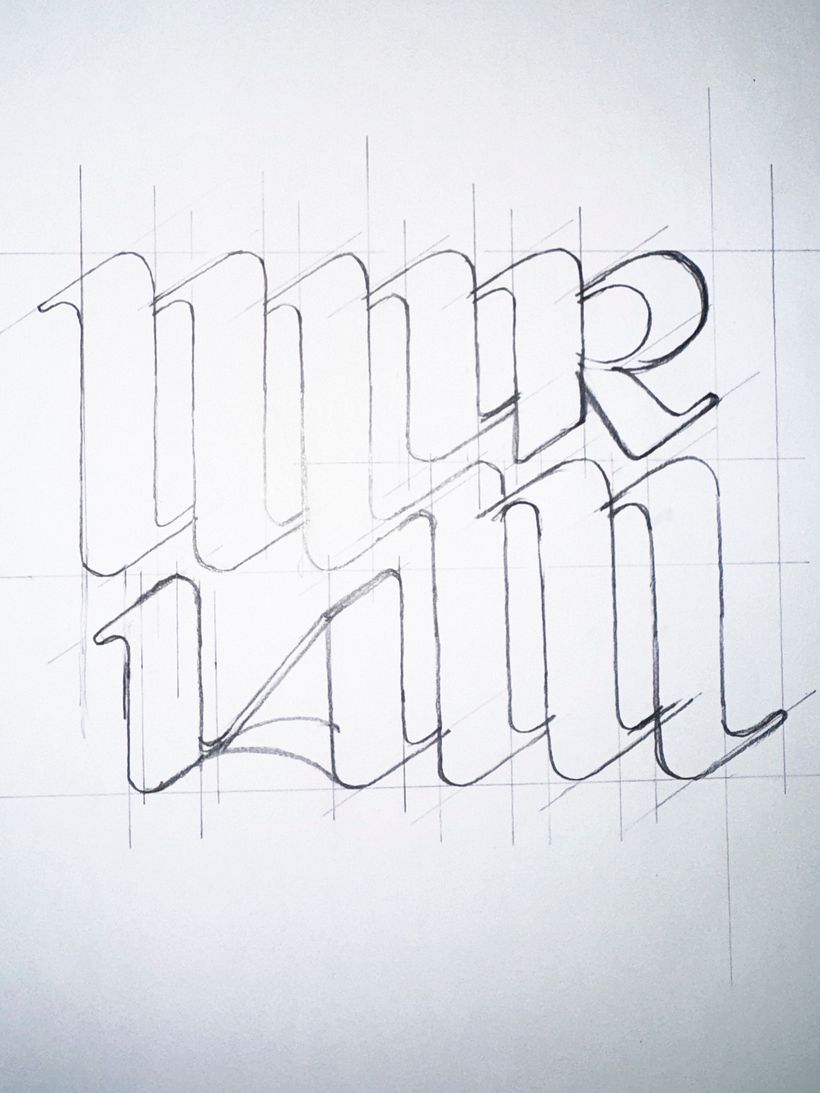 Mijn naam gevectoriseerd als calligraffiti 1