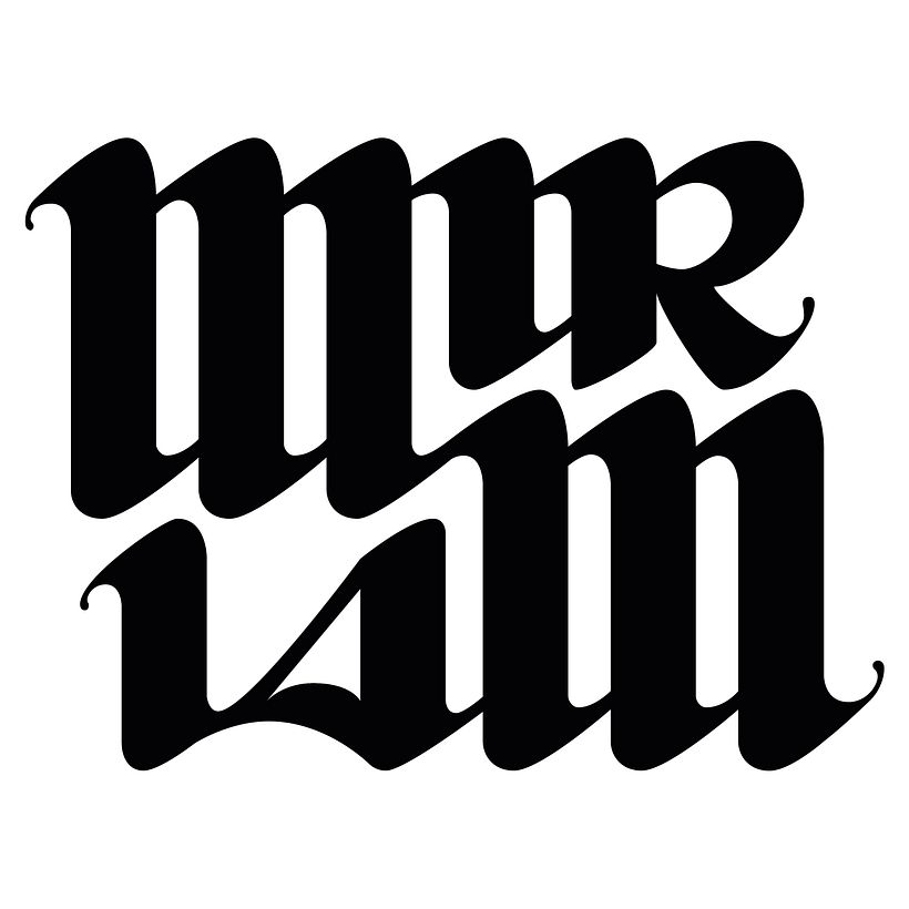Mijn naam gevectoriseerd als calligraffiti 1
