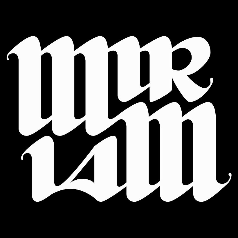 Mijn naam gevectoriseerd als calligraffiti 2