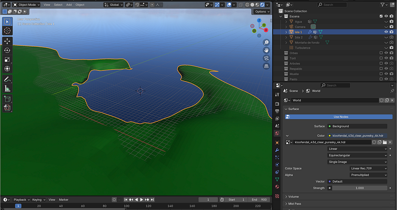 Bahía con Torii_Proyecto Final de Modelado de Escenarios 4