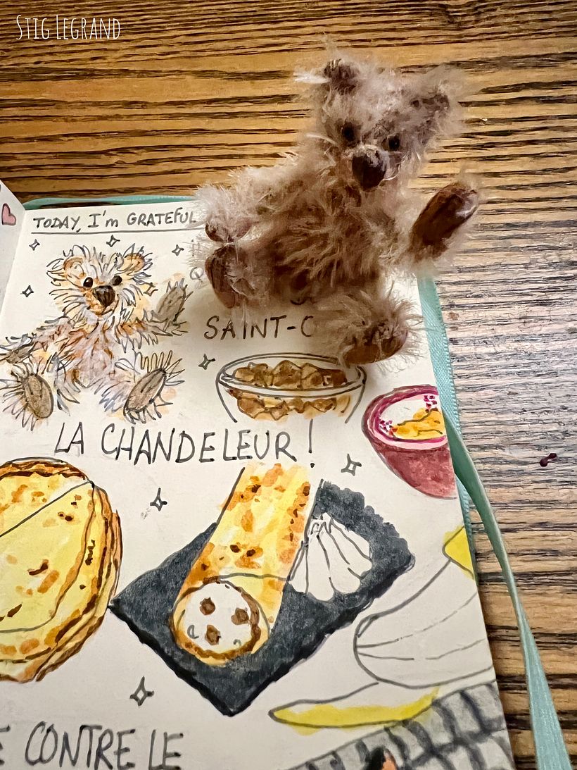 Carnet de gratitude : February 2025 sketchbook 1