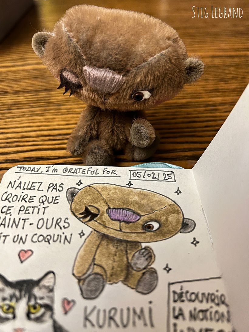 Carnet de gratitude : February 2025 sketchbook 1