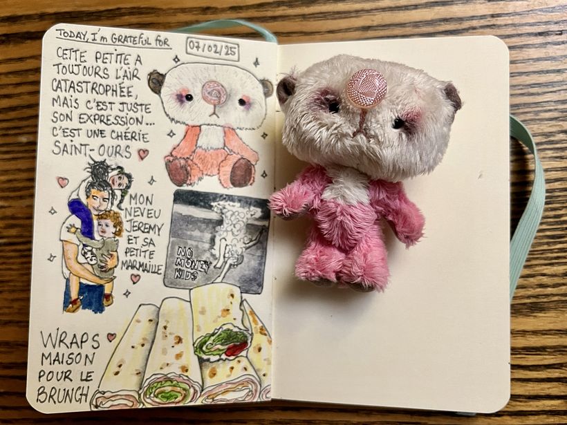 Carnet de gratitude : February 2025 sketchbook 1