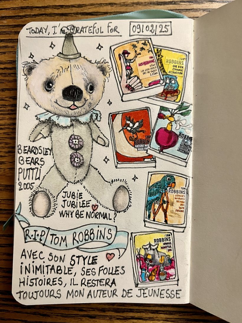 Carnet de gratitude : February 2025 sketchbook 1