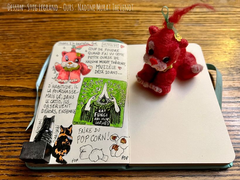 Carnet de gratitude : February 2025 sketchbook 1