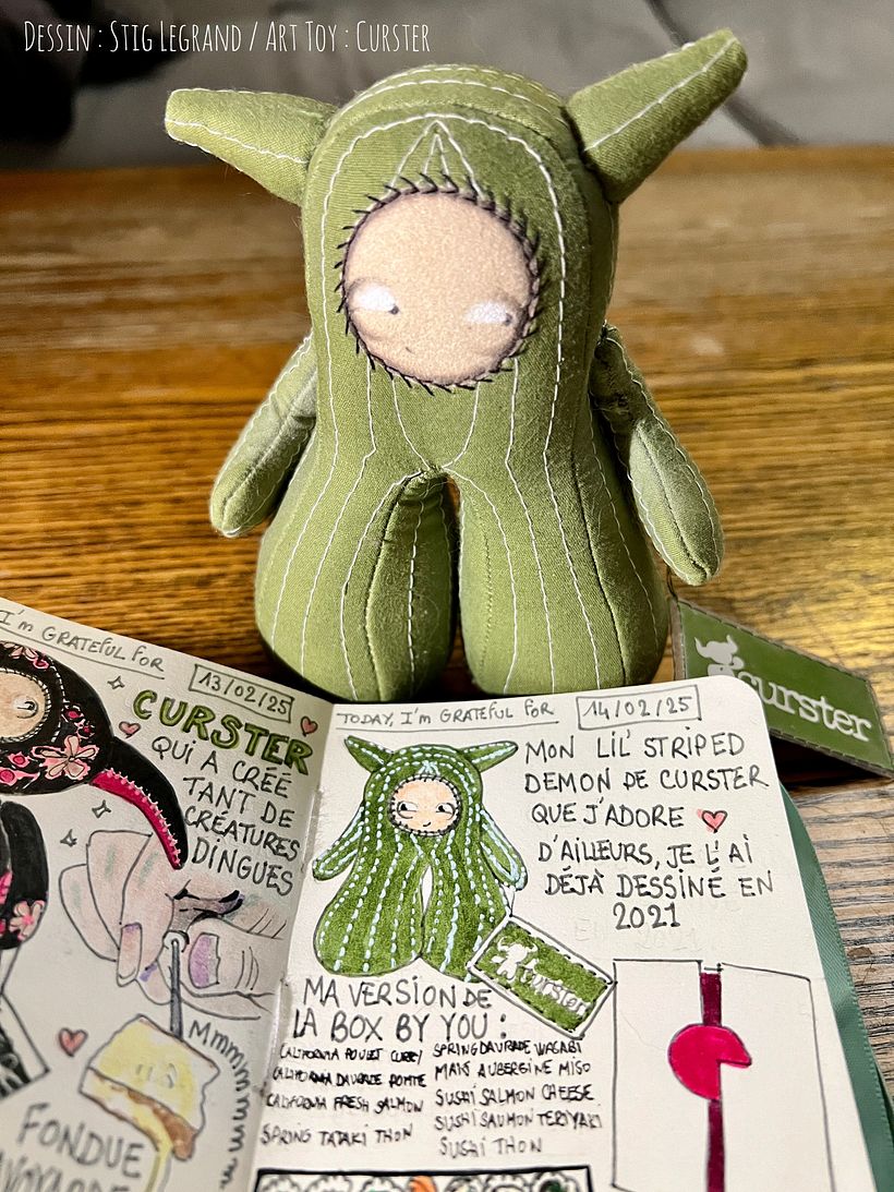 Carnet de gratitude : February 2025 sketchbook 1