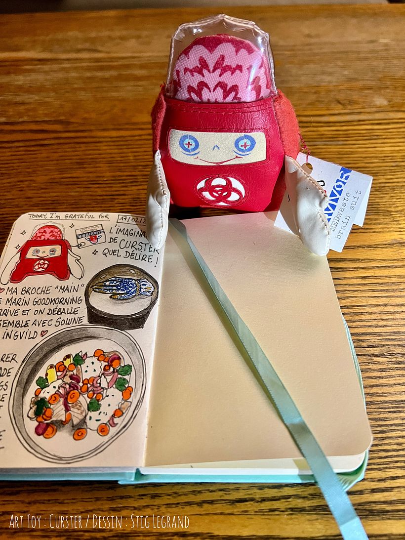 Carnet de gratitude : February 2025 sketchbook 1