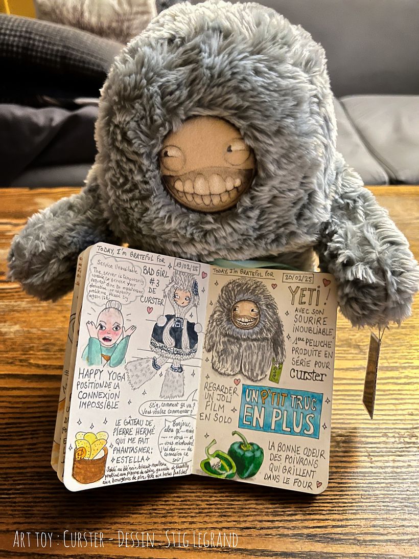Carnet de gratitude : February 2025 sketchbook 1