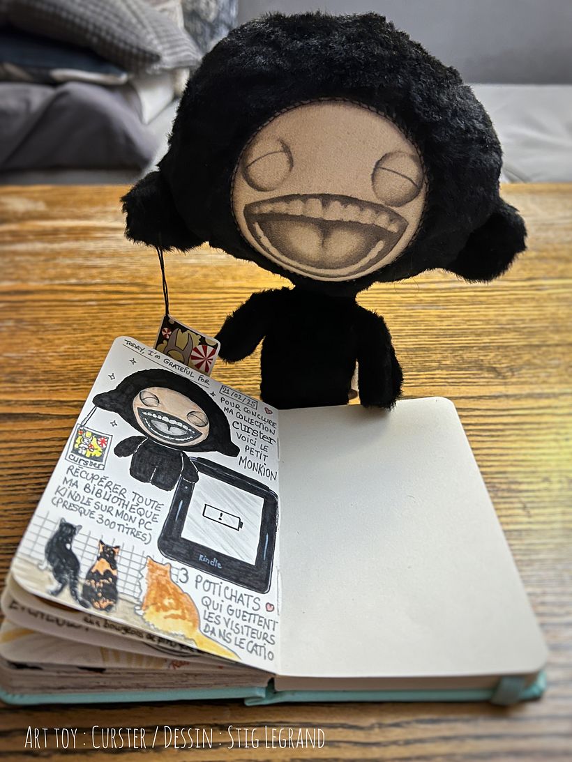 Carnet de gratitude : February 2025 sketchbook 1