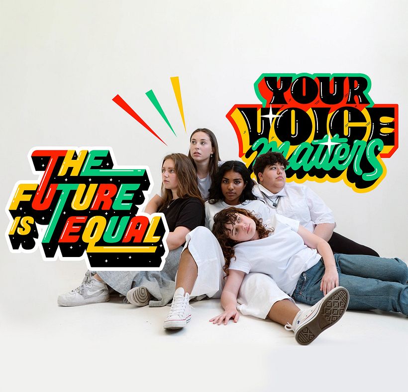 Women’s International Day - Sticker Set Lettering