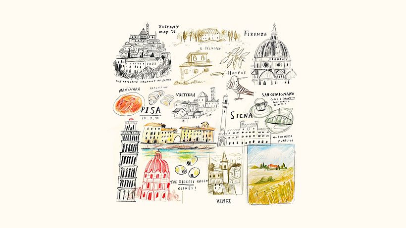 Illustration Tutorial: Inspiration to Organize a Sketchbook 3