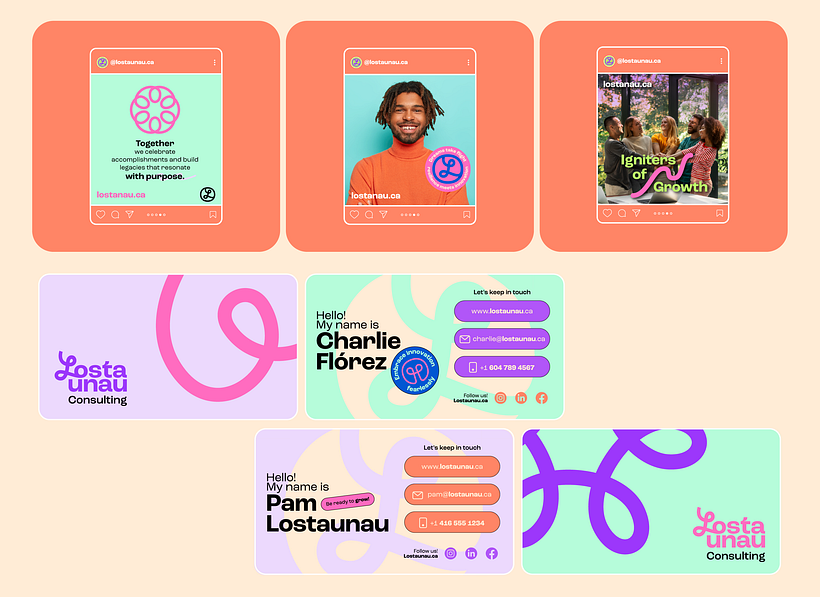 Lostaunau Consulting Branding 4