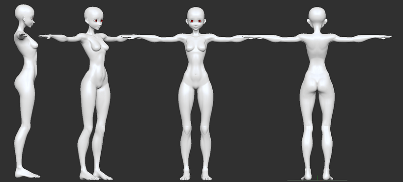 Jill Stingray por Leonardo Cervantes (Zbrush) 2