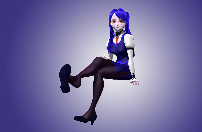 Jill Stingray por Leonardo Cervantes (Zbrush) 6
