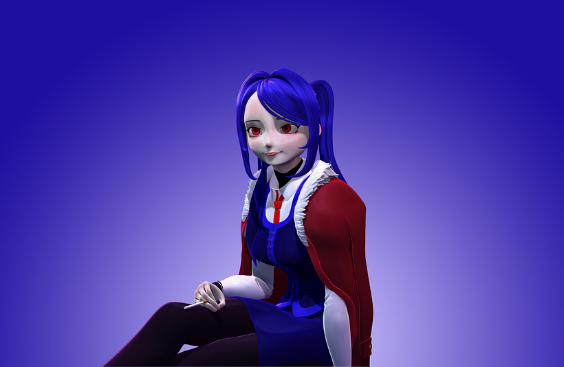 Jill Stingray por Leonardo Cervantes (Zbrush) 7