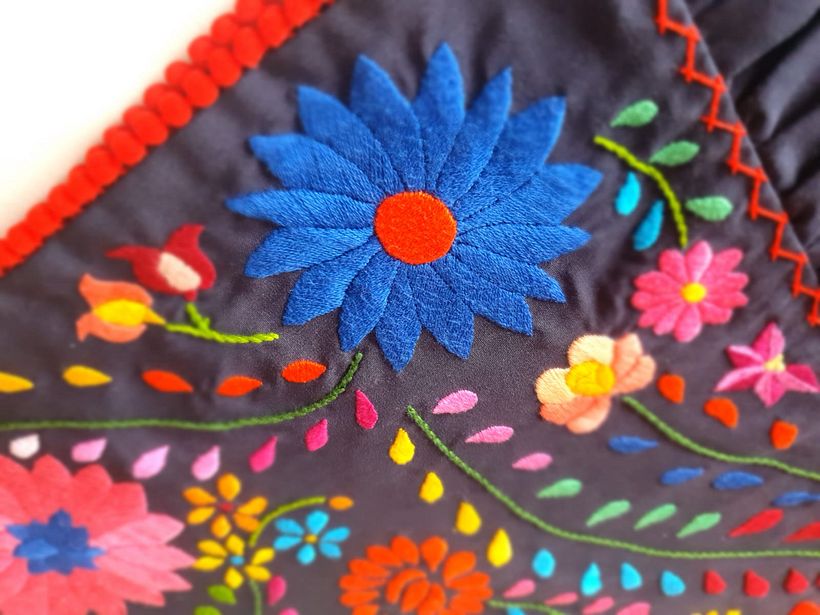 Blusa bordada en hilo de algodón 2