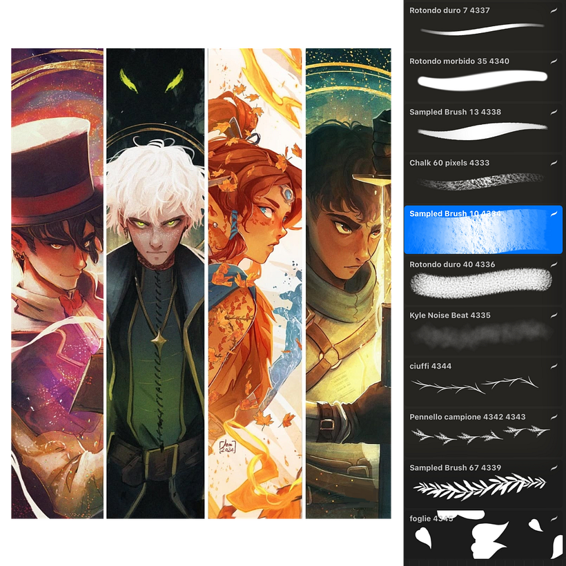 19 Free Procreate and Photoshop Brushes to Download on Domestika 1