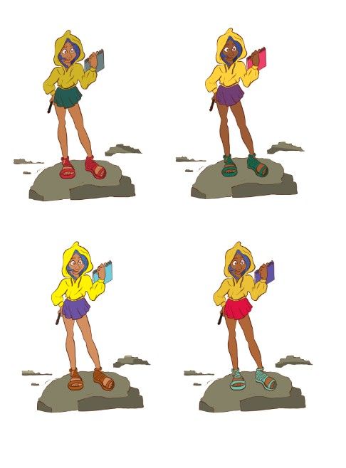 My project for course: Illustrating Imaginary Cartoon Characters 1