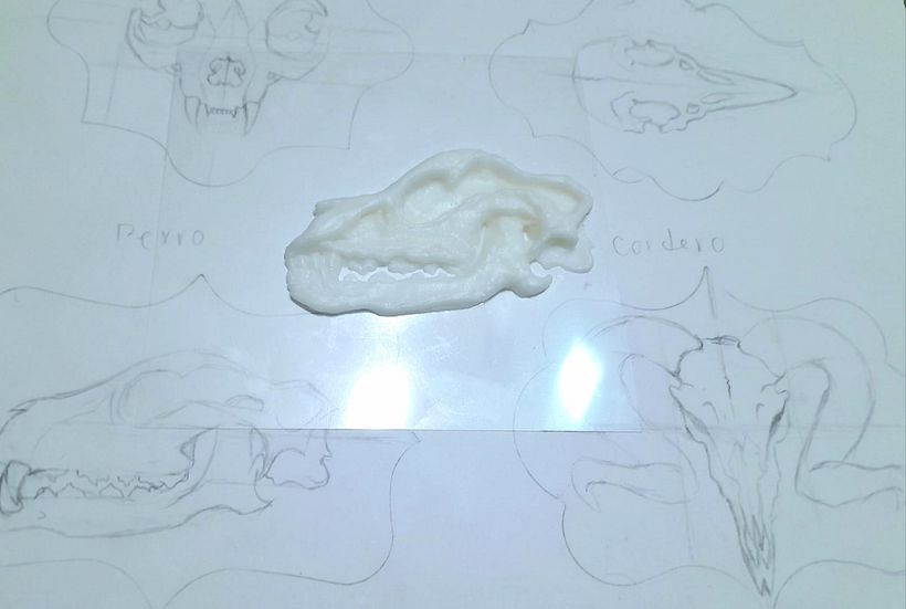 Dulces calaveras de icing 1