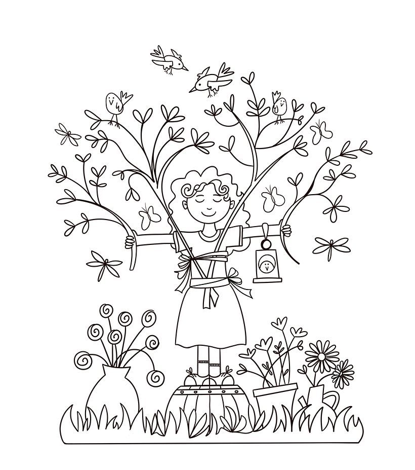 Das Mädchen, das ein Baum sein wollte 1