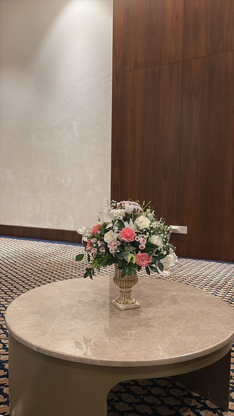 My attempt on circular/round bouquets in India 1