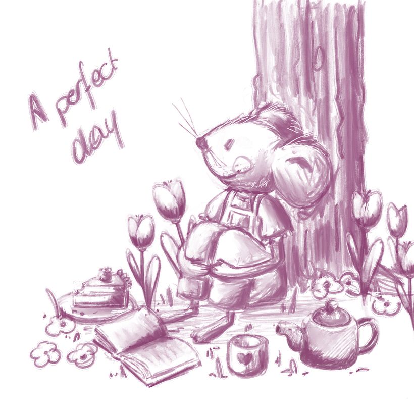 A perfect day … for sketching 1