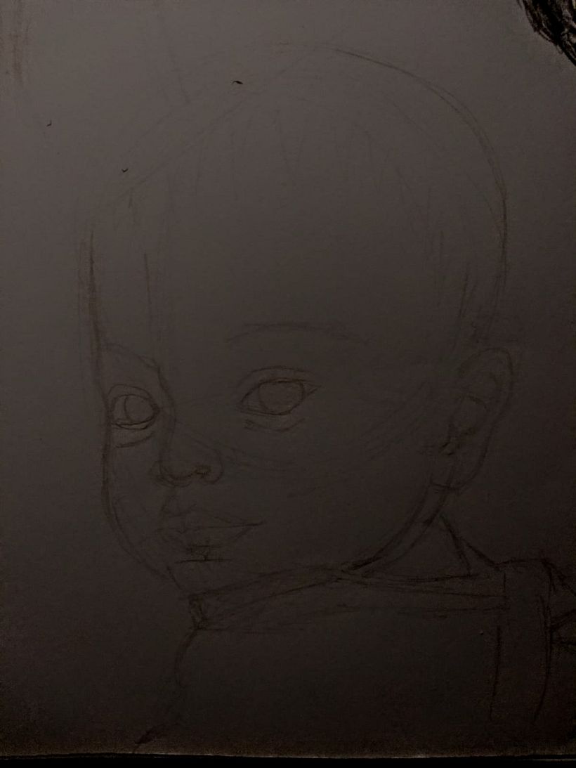 Tres rostros sketchbook 2