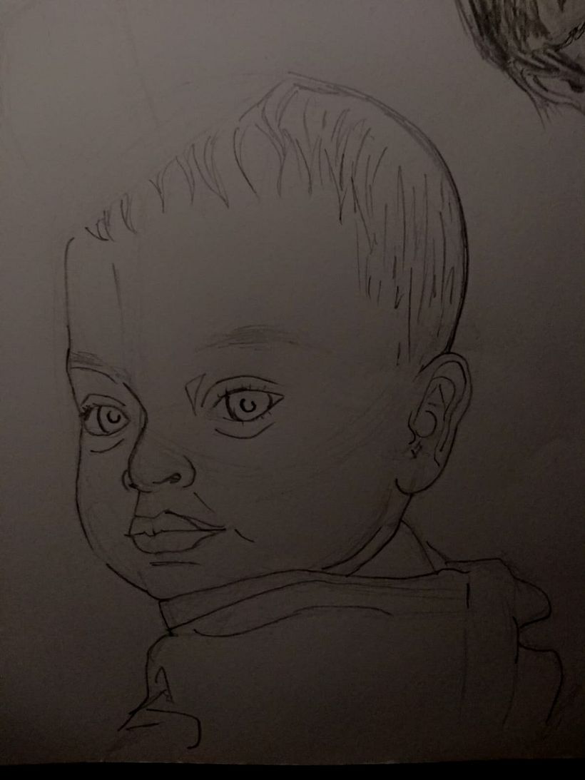 Tres rostros sketchbook 2