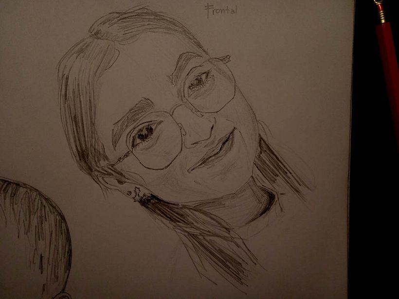 Tres rostros sketchbook 1