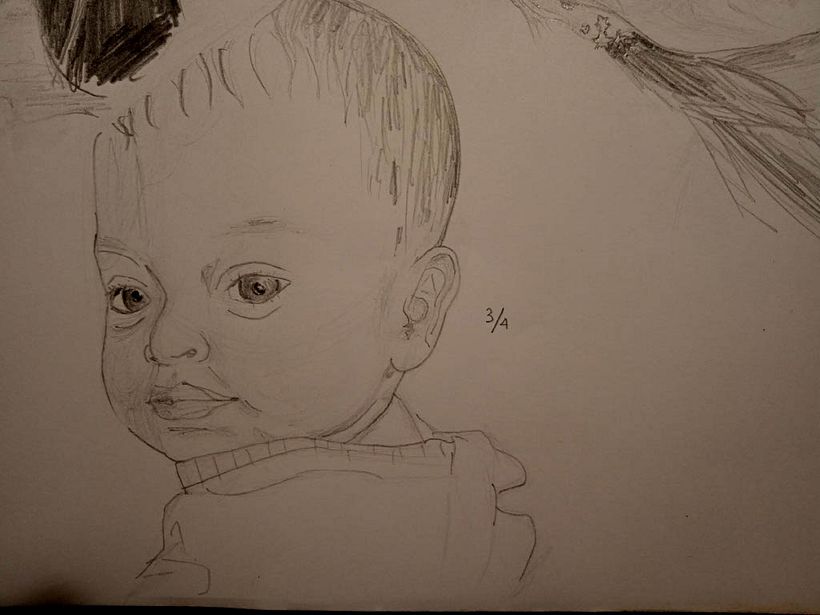 Tres rostros sketchbook 2