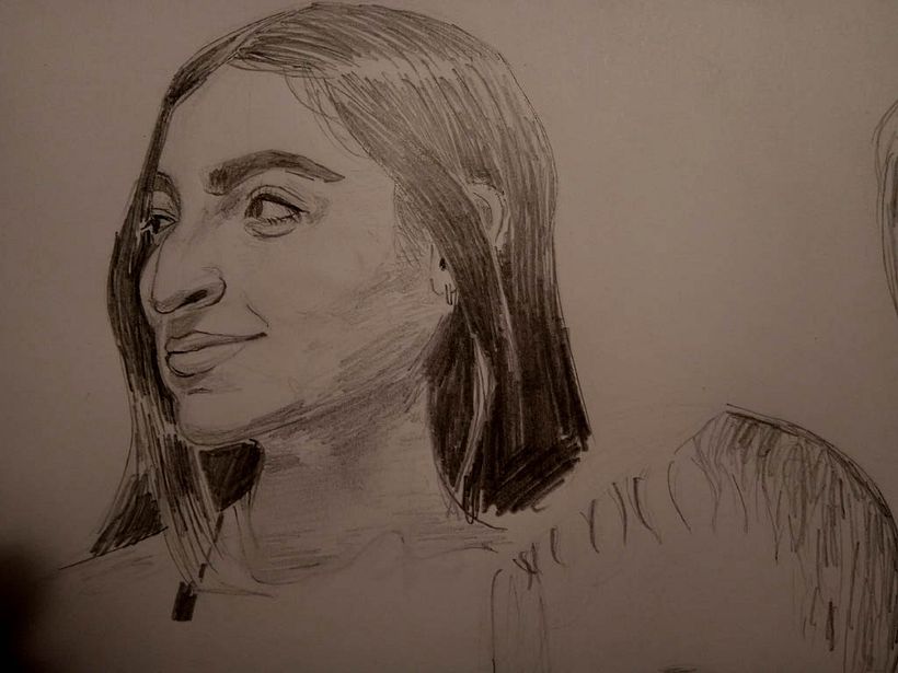 Tres rostros sketchbook 3