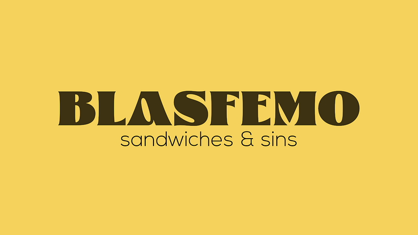 BLASFEMO | Sandwiches & sins 1