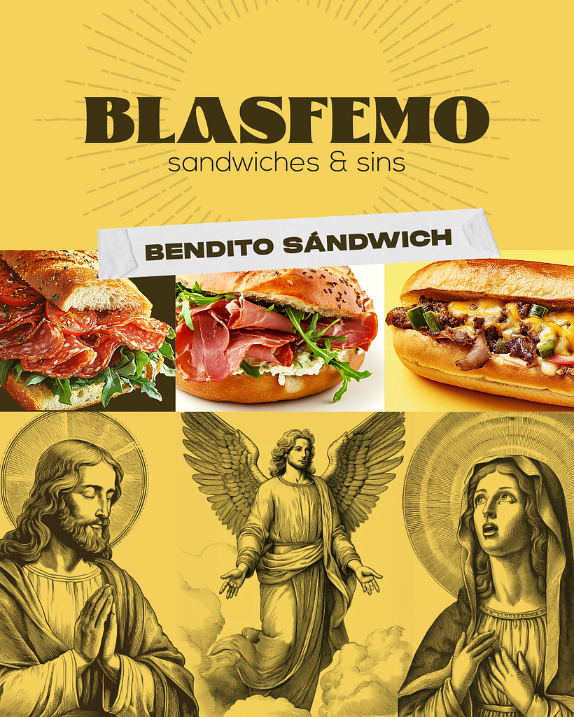 BLASFEMO | Sandwiches & sins 1
