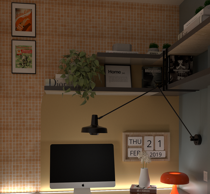 Home Office Mid Century Modern 1