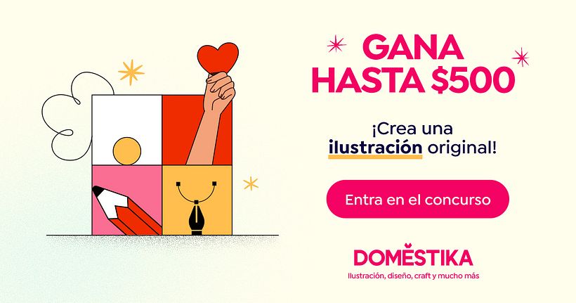 Participa en los 4 concursos activos de Domestika y potencia tu creatividad 3