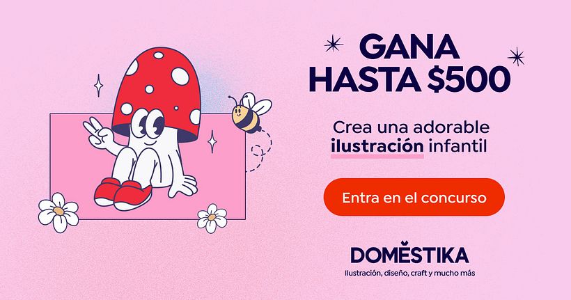 Participa en los 4 concursos activos de Domestika y potencia tu creatividad 5