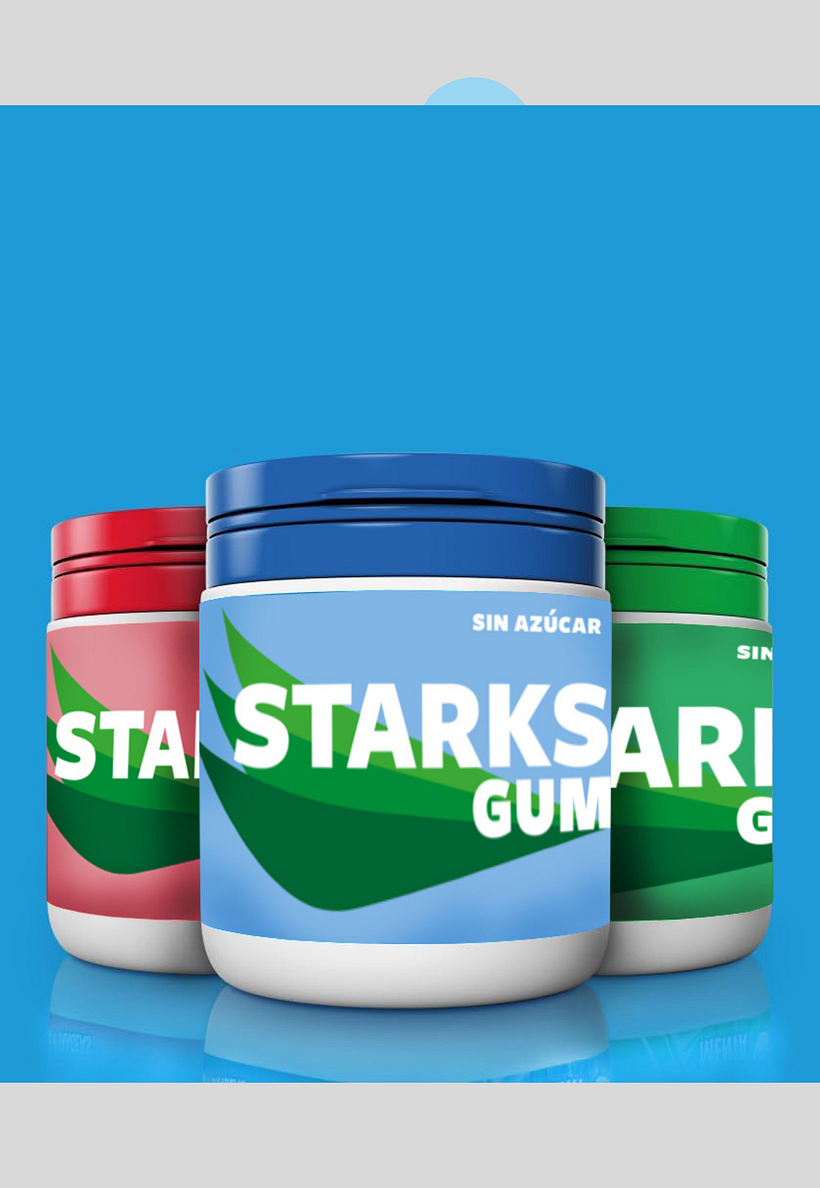STARKS ¨Chicles Con Cafeína 1
