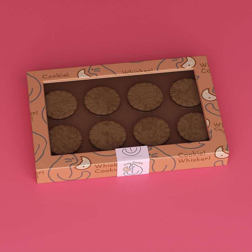 Kitty Cookie Packaging Design 2