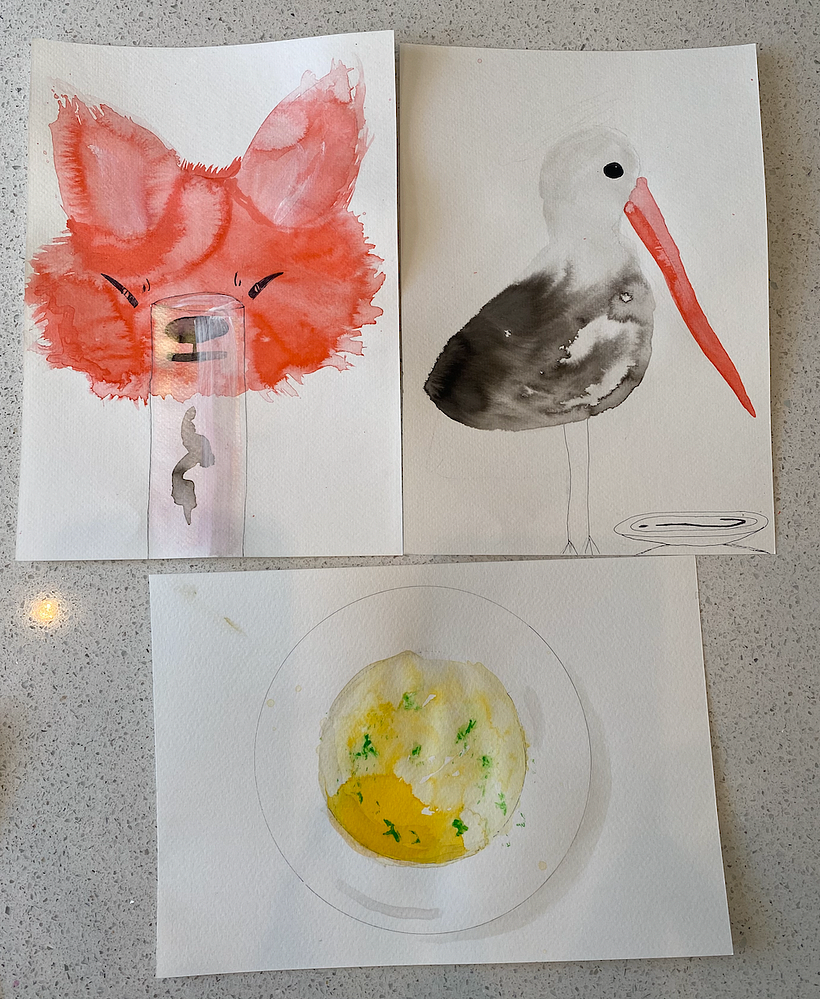 La cigogne et le renard 1