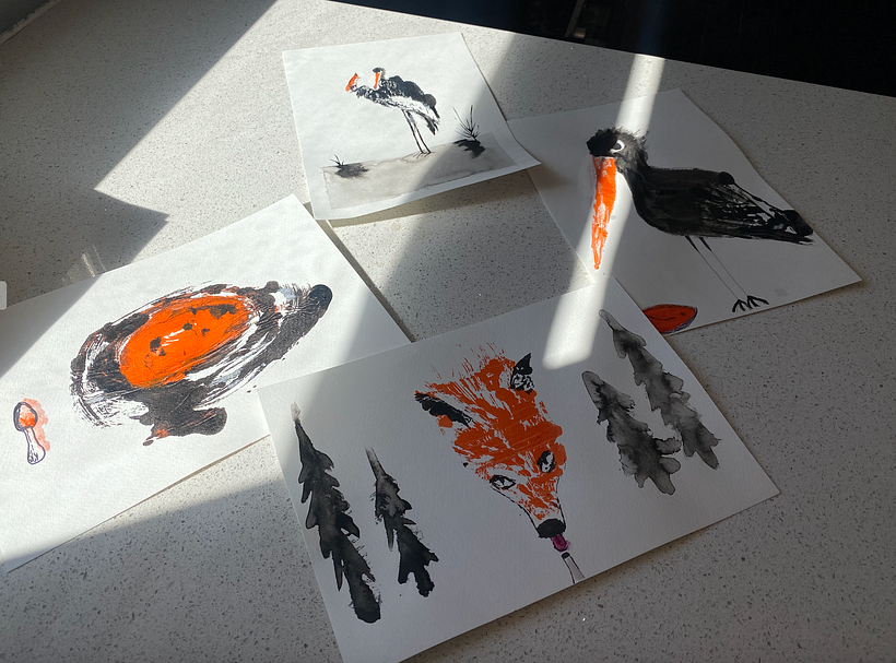 La cigogne et le renard 3