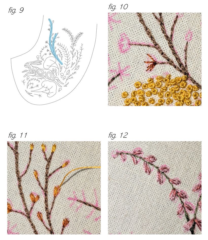 Embroidered Hare Collar 1