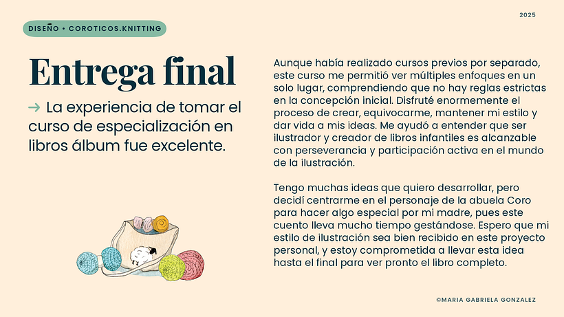 Coroticos.Knitting - Especialización en Escritura Creativa e Ilustración Infantil 1
