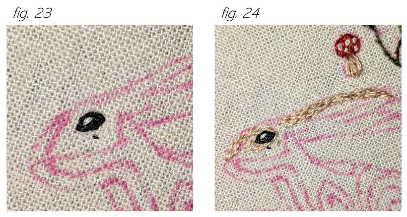Embroidered Hare Collar 1