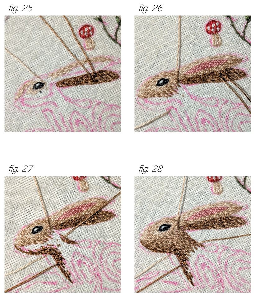 Embroidered Hare Collar 2