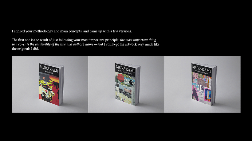 Murakami Book Covers 2