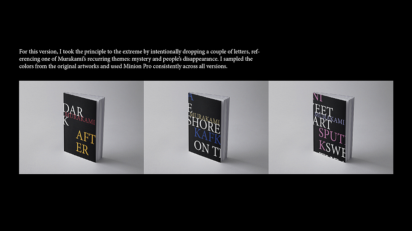 Murakami Book Covers 4