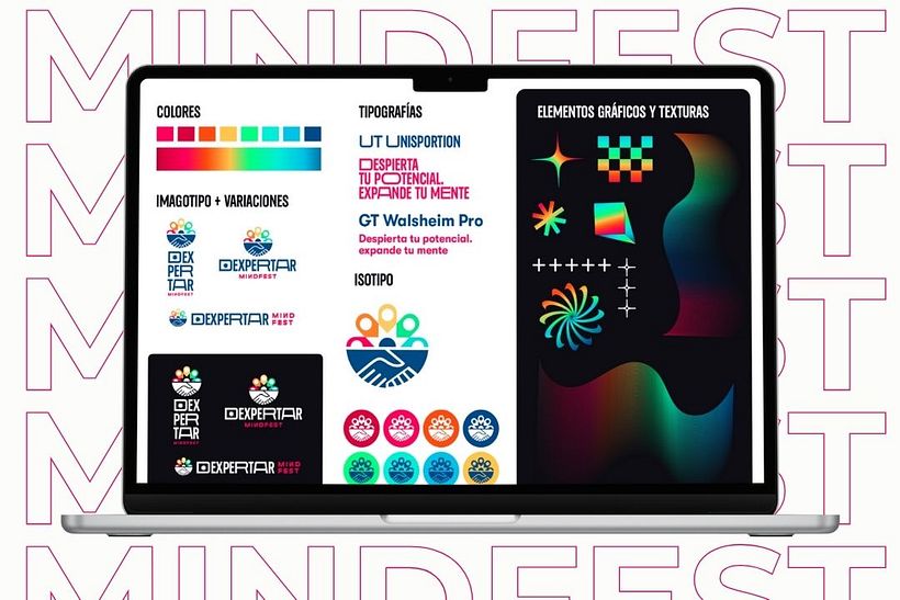 DEXPERTAR MINDFEST - Proyecto final Identidad Visual para Eventos 1