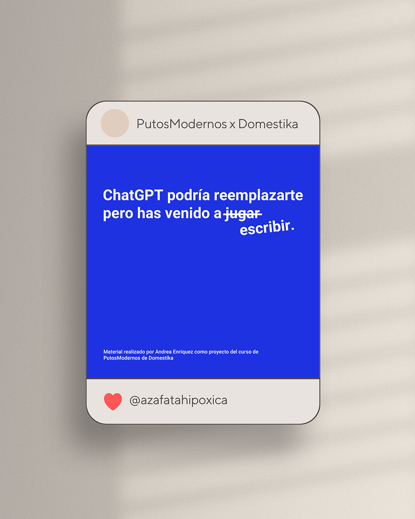 PutosModernos x Domestika 1